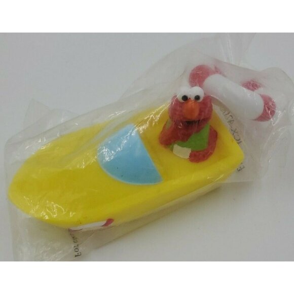 Bakery Crafts Elmo Boating Cake Topper Figure ICX-426 Sesame Street - Picture 2 of 4
